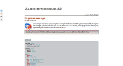 Desktop Screenshot of algorithmique.net